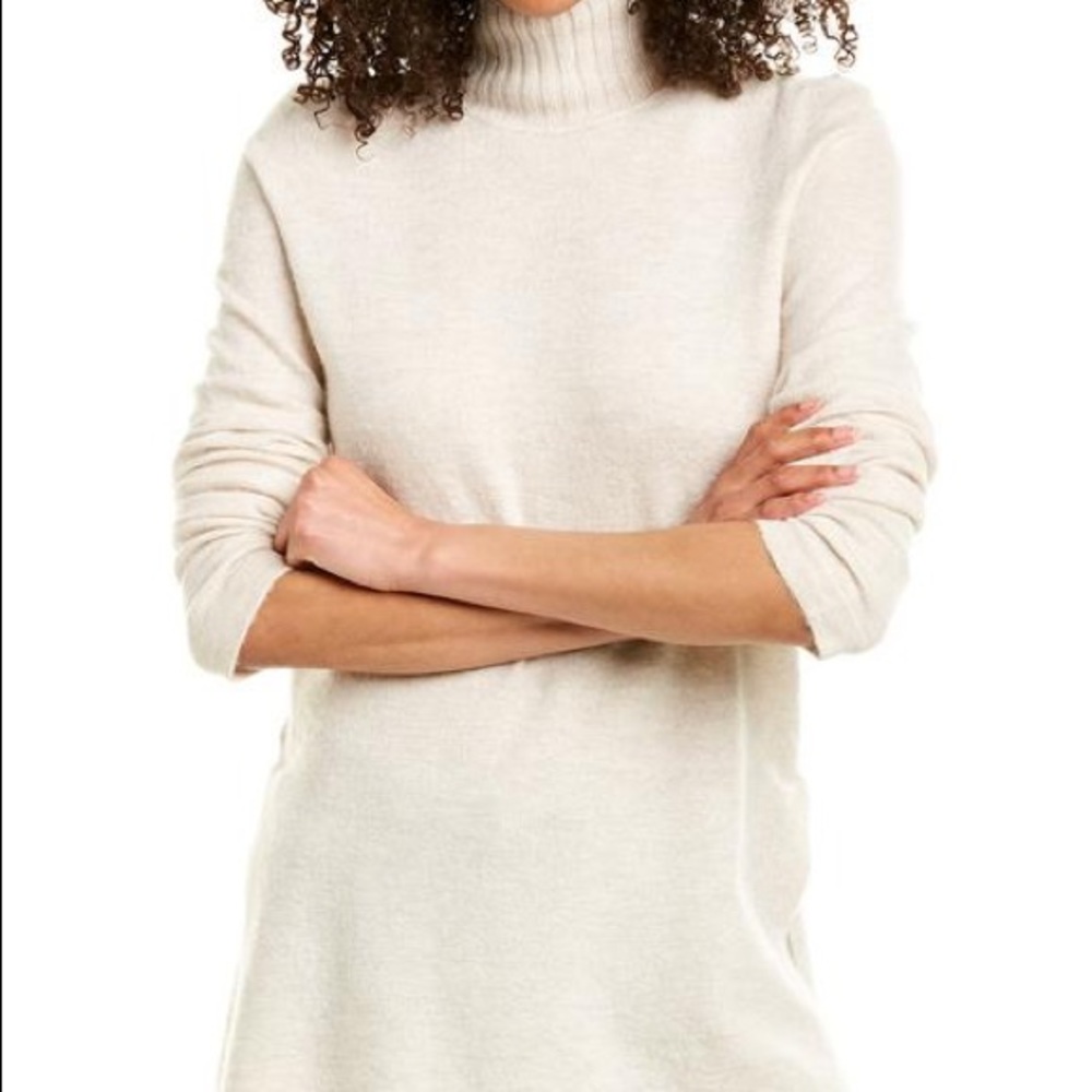 *NWT* Vince Cashmere Side Slit Turtleneck Tunic